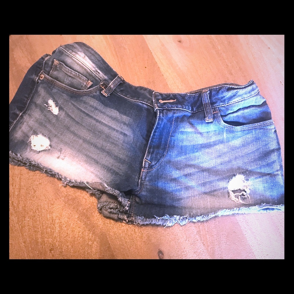 Express cut off jean shorts